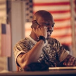 military on phone
